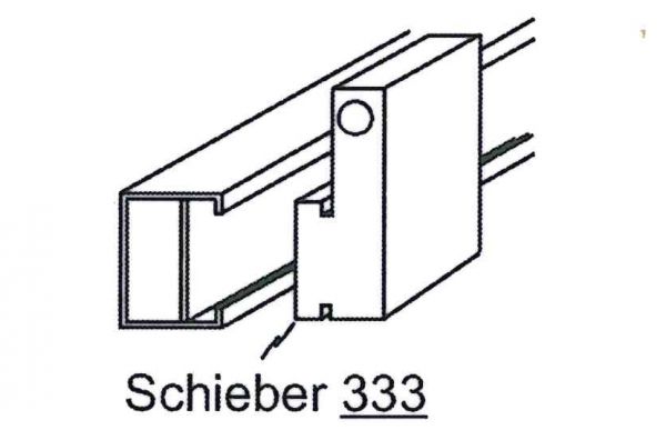Schieber mit Hülsen (333) ab Bj 2005