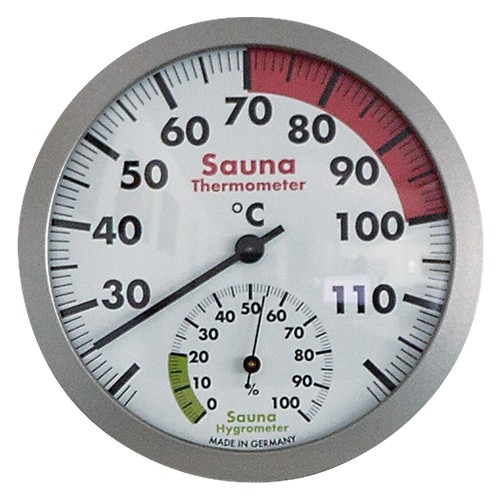 Sauna-Thermo-/Hygrometer 120mm
