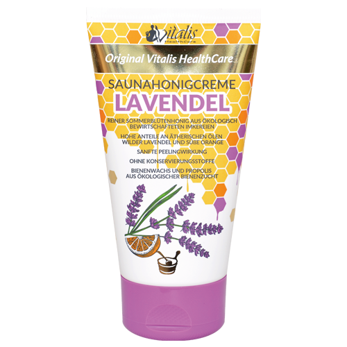 Sauna Honigcreme Lavendel 120ml Tube von Vitalis
